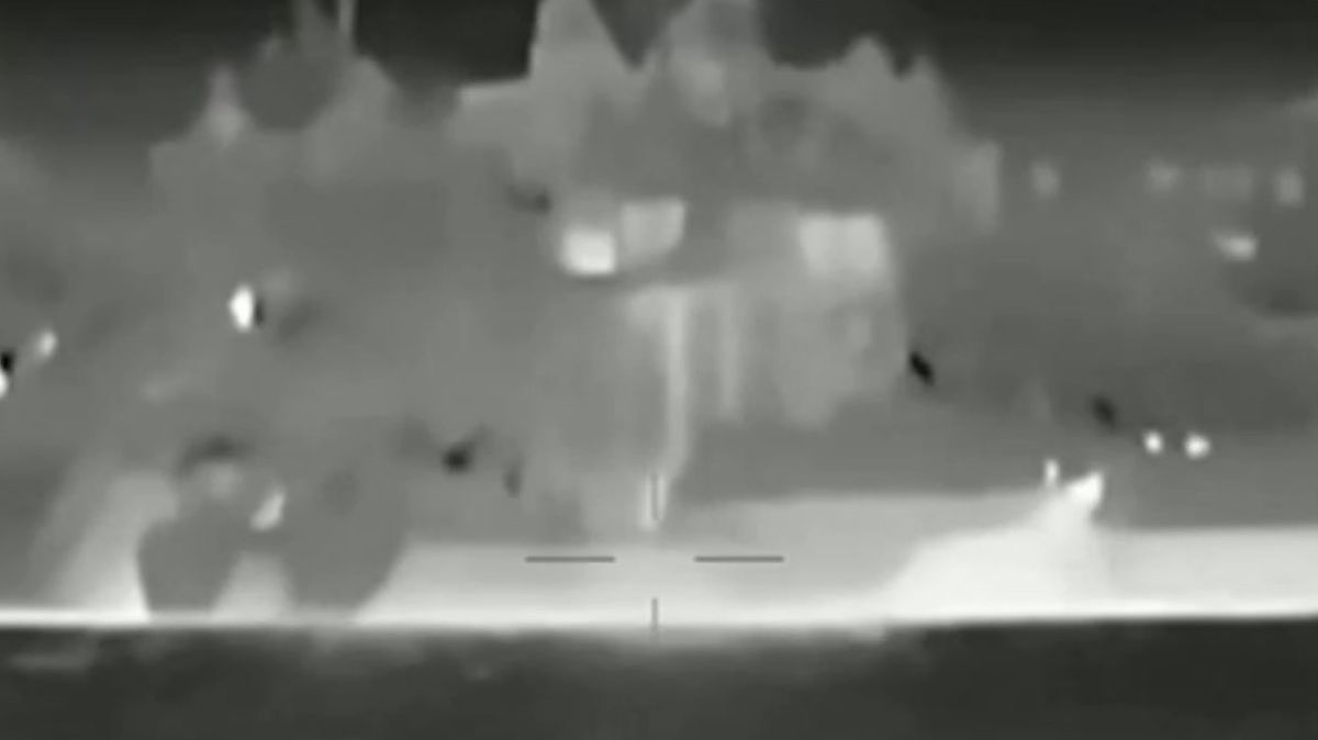 Video: Námořní drony poškodily ruské výsadkové lodě, tvrdí Kyjev